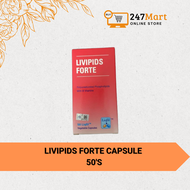 LIVIPIDS FORTE CAPSULE 50'S