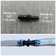 Straight Reducer Connector for 16 mm Water Hose to 12 mm Water Hose