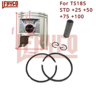 Engine Parts 64mm Big Bore STD +25 +50 +75 +100 Piston for Suzuki TS185 185cc TS 185 Cylinder Pin 16