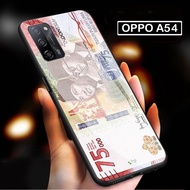 h09 Case Kaca Oppo A54 sotfcase Glass Oppo A54 Case Hp Oppoa54 Keren