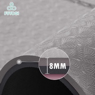 TPE FUYOGI Material Yoga Mat 8Mm Non-Slip Yoga Matt Sports Exercise Fiess Two-Color Non-Posture E