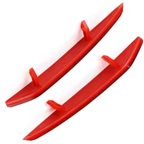 2pcs Tail Bumper Reflectors Left and Right For Ford Fiesta 2009 2010 2011 2012 8A69-515B0-AB 8A69515