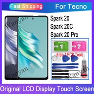 OEM For Tecno Spark 20 20C 20 Pro LCD Display Touch Screen Replacement