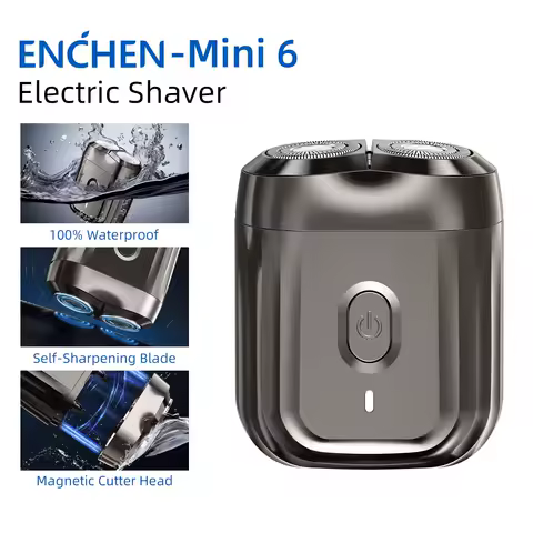 Enchen Electric Shaver Mini Razor Shaving Machine Razors Beard Trimmer for Men Waterproof Convenient