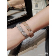 Van Cleef & Arpels Perlee Series18K Gold Diamond925Silver Bracelet Unisex Gift