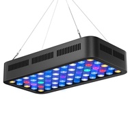 WiFi Control Dimmable 165W LED Aquarium Light Three Channels Smart App Control Fish Coral Reef Tank
