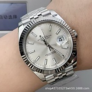 Original imported  fast shipping Laojia Datejust Series Gray Diamond Mens Watch 41mm Waterproof Blac