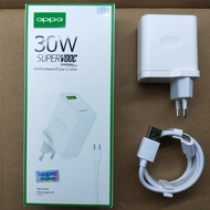 GRATIS ONGKIR - BAYAR DITEMPAT / COD - ORIGINAL 100% CHARGER CARGER CASAN OPPO RENO 2 2F 3 4 4F PRO FIND X SUPER VOOC 30W USB TYPE C 0RI  REALME 5 6 PRO REALME 7 CARGER FAST CHARGING 30 WATT carger hp pengisian cepat Casan hp Cepat Penuh Casan hp Oppo