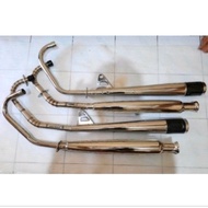 Exhaust KLEPER MUFFLER Knowing Pot PLOR CORBI MUFFLER Neck STAINLES PNP CB100 CB 125 GL PRO GL MAX Buttonscarves TIGER VERZA Thick Material