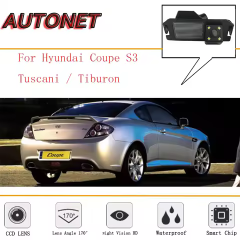 AUTONET Rear View camera For Hyundai Coupe S3/Tuscani/Tiburon 2002~2008/CCD/Night Vision/Reverse Cam