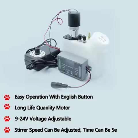 DTF White Ink Tank With Mixer Stirrer Timer Speed Adjustable DTF Ink Container For Epson L1800 L805 