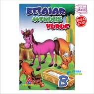 Buku TK Belajar Menulis Huruf Latihan Anak PAUD RA Playgroup SD Penerbit Ardian Jaya Mandiri