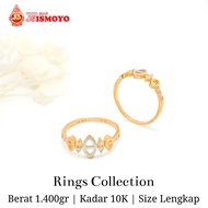 Cincin Emas Asli 10 Karat Riona J5 Ismoyo