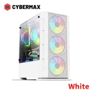 YGT Micro ATX Gaming Case Tempered Glass Desktop Computer Case Black/White Pc Case