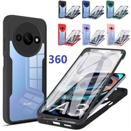 For Xiaomi Poco C61 C C61 PocoC61 Redmi A3 RedmiA3 4G 2024 360 Phone Case Plus Flip Cover 360° Doubl