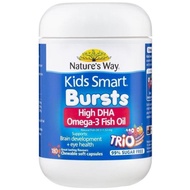 Nature's Way Kids Smart Omega-3 Fish Oil Trio 180 Capsules