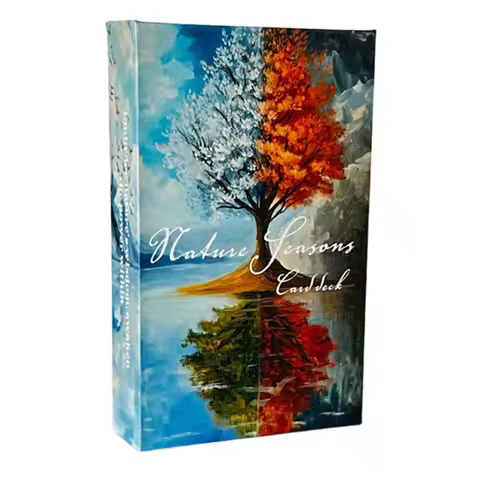 12x7cm, 54Pcs Nature Seasons Card Deck Inspired By The Cycles Of Nature And The Changing Seasons Ora