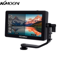 KKmoon FEELWORLD F6 PLUS 6นิ้วกล้องชุด3D LUT Video Assist Sunshade แขนเอียงสนับสนุน4K HD Input & Out