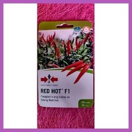 ﹊ ✓ ∇ RED HOT PEPPER HYBRID SEEDS RED HOT F1 150SEEDS/ 425 SEEDS EAST-WEST VEGETABLE SEEDS