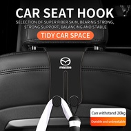 Mazda car seat back double hooks for Mazda3/5/6 CX3 CX5 CX8 CX30 RX7 RX8 car rear hook storage Car s