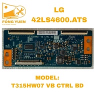 LG TV TCON BOARD 42LS4600.ATS