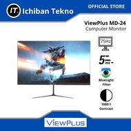 ViewPlus MH-24 24" Inch IPS Monitor 75Hz  1080P Full HD 5ms VGA HDMI Connection IPS Display