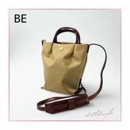 Legato Largo LH-L0153 Shoulder Bag 肩樂縱型迷你孭袋 輕身撥水 斜孭/單肩兩用 - BE（ベージュ / 米色） LH-L0153BE