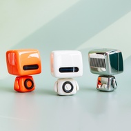 Creative Mini Robot Bluetooth Speaker USB Charging Outdoor High Volume Subwoofer Small Speaker Bluetooth AudioHuil