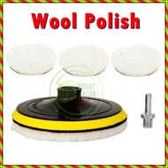 Wool Polish Wax Car Body / Motorcycle 3 inch 5pcs M10