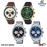 Casio Edifice Men Watch EFR-575CL EFR-575D EFR-575L Convex Glass Design Date Display Men Watch