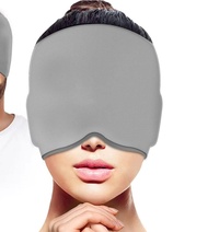 [Double Layer] Gel Cold Migraine Relief Cap Gel Cap Ice Headache Cap Hot Cold Therapy Gel Ice Pack R