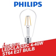 Philips LEDClassic 4W LED ST64 E27 Light Bulb