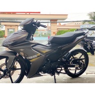 Exciter 155 saddle, exciter 155 saddle foam, logo saddle leather