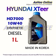 1L XTeer HD7000 10W40 DIESEL Semi Synthetic HYUNDAI Korea Engine Oil 10W-40 1 Liter