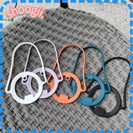 SHOOGEL 2Pcs Insulated Tumblers, Keep Drinks Hot Cold Leakproof Water Bottle Handle, Silicone Univer