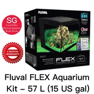 Fluval FLEX Aquarium Kit - 57 L (15 US gal)   The Fluval Flex not only offers contemporary styling with its distinctive