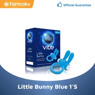 Vivo Vibe Little Bunny Blue Kondom Ring Getar