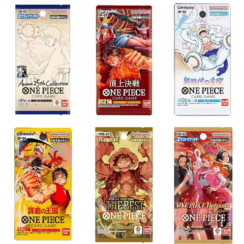 BANDAI ONE PIECE Card Game op01 op03 op05 op09 3Packs Booster Bag TCG Japan Anime Collection Card ra