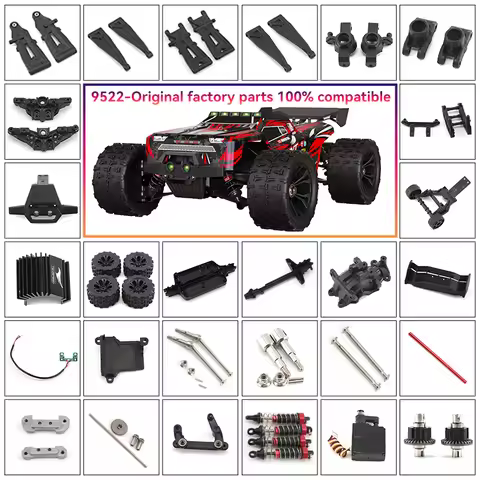 9522 50KM/H High-Speed RC Automobile Parts ESC Arm Turning Cup Drive Shaft Gear Differential Gearbox