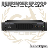 BEHRINGER EUROPOWER EP2000 2000W Stereo Power Amplifier with ATR