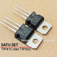 TIP 41C TIP 42C TIP41C TIP42C (SATU SET) TIP 41 TIP 42 TIP41 TIP42 TRANSISTOR TIP 41C TIP 42C