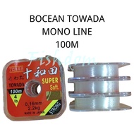 FISHDOM BOCEAN TOWADA MONO FISHING LINE 100M TALI PANCING IKAN
