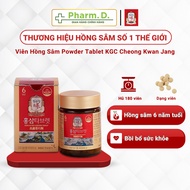 [Genuine] Korean Red Ginseng Tablet Health Support Powder Tablet KGC Cheong Kwan Jang (500mg x 180 tablets)