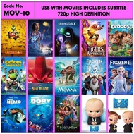 Usb With Movies Animation Includes Subtitle Mov-10 921