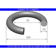 O-Ring CS 1.0MM NBR70 ( ID 1 / 2 / 3 / 4 / 4.5 / 5 x 1.0 ) NBR 70 Shore Oring