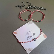 Initial Bracelet - Tridatu Initial Round Letter Bracelet - Tridatu Rope Initial Bracelet