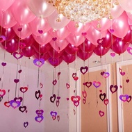 Rain Curtain Heart Decoration Party, Birthday, Event,..