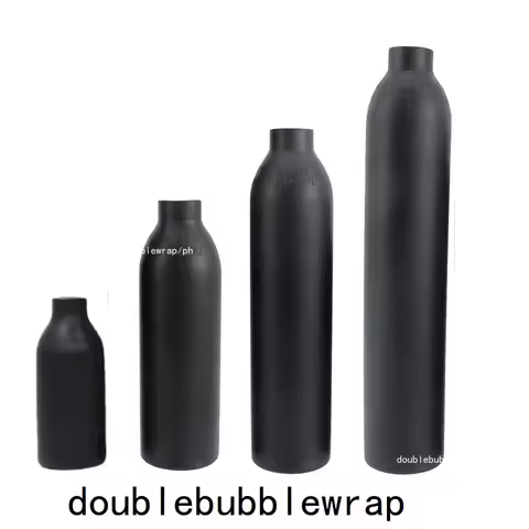0.22L-0.5L Aluminum Bottle Tank 4500 PSI Tank Cylinder Diving Aquarium Plant CO2 Tank Dive Oxygen Ta