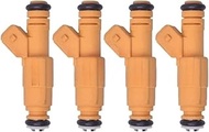 ZYBUFOB 4pcs Fuel Injector 0280155710 Nozzle Compatible For JEEP Cherokee xj 4.0L 87-98 REPLACE F6VE