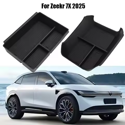 Armrest Box Storage Box for Zeekr 7X 2025 Car Central Armrest Storage Box Content Center Console Sto